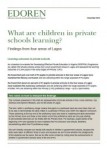 What are children in private schools learning
